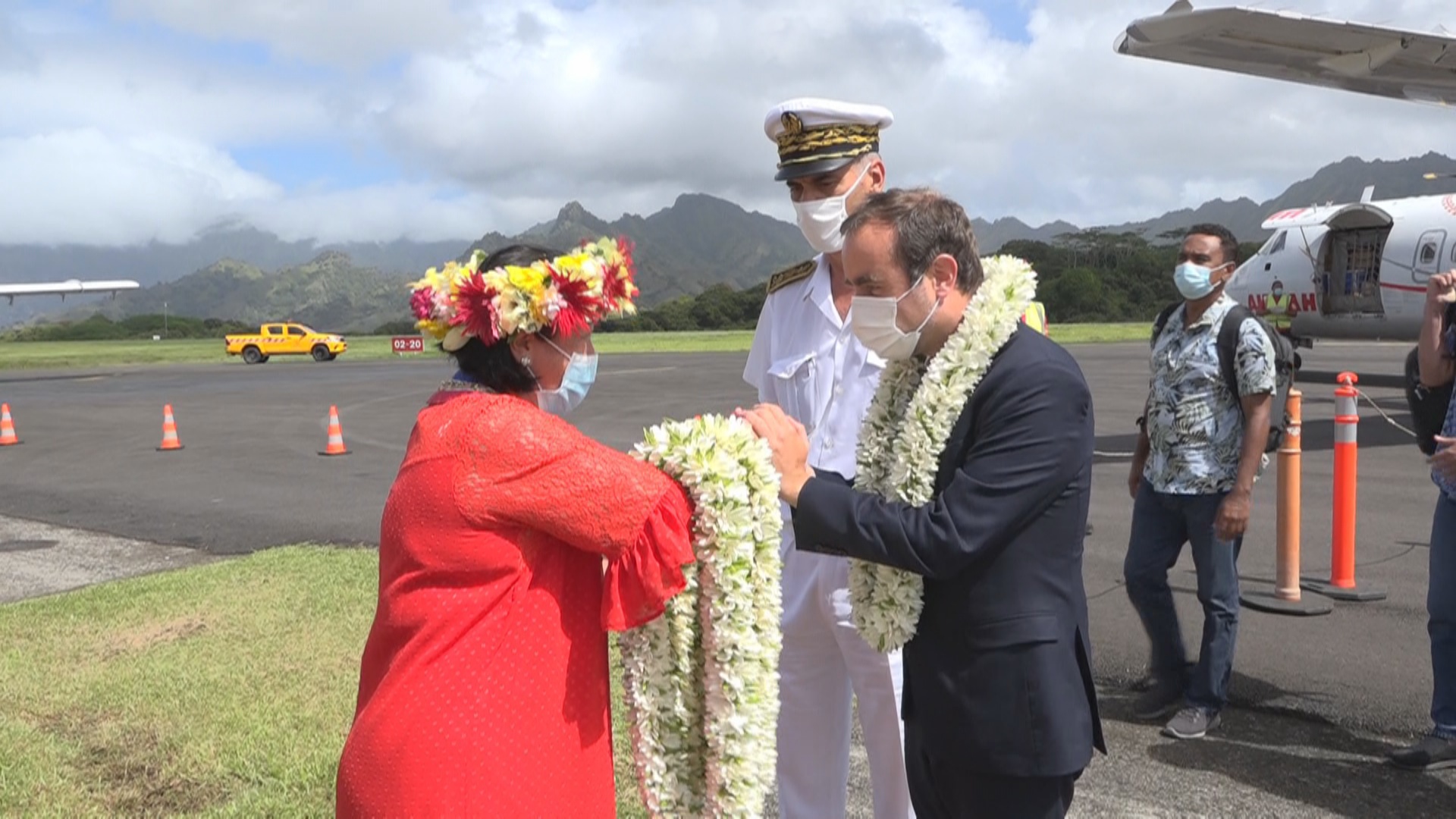 Sébastien Lecornu à Hiva Oa