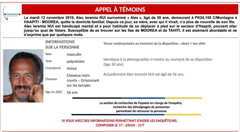 La gendarmerie relance un appel à témoins pour une disparition datant ...