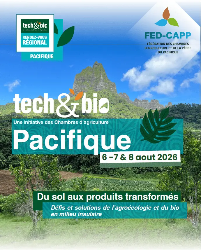 Le salon Tech & Bio Pacifique organisé à Moorea en août 2026